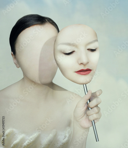 Surreal portrait photo