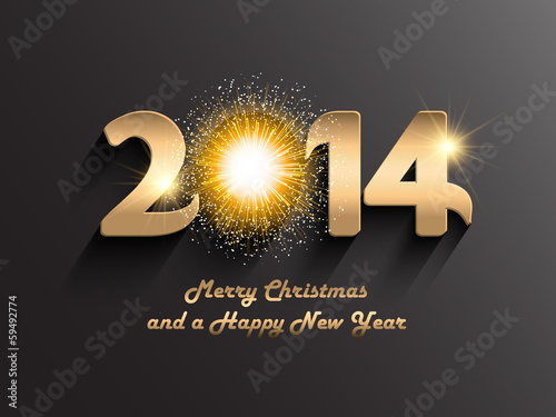 Christmas and new year background