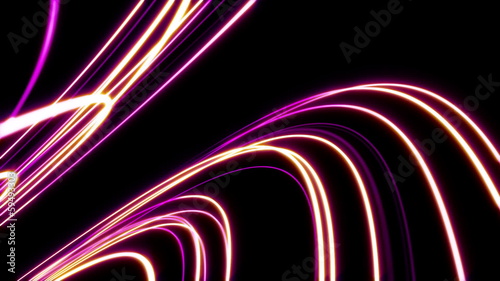 Abstract Bright Lines Loop 4