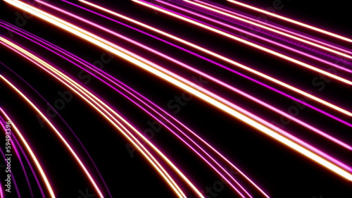 Abstract Bright Lines Loop 5