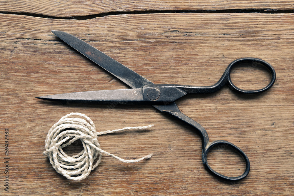Obraz premium vintage scissors