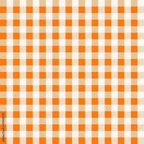 Seamless orange and white cloth