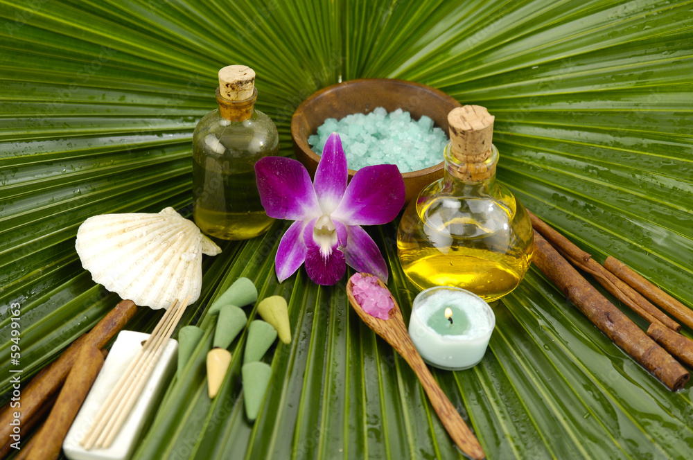 tropical spa and palm leaf texture tropical spa and palm leaf texture