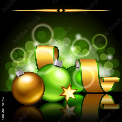 Christmas green background