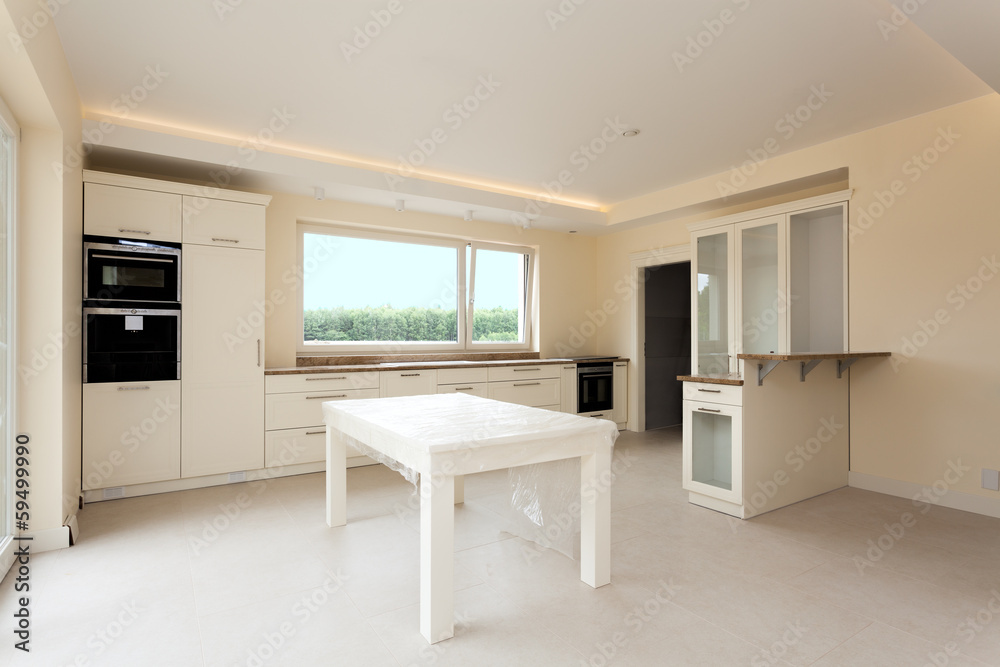 New kitchen with bright furniture New kitchen with bright furniture