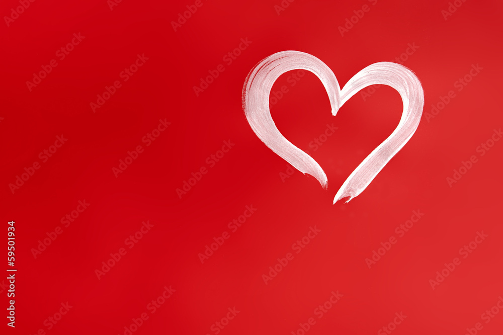 heart on Valentine's Day