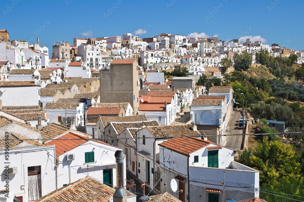 Panoramic view of Pisticci. Basilicata. Italy. Panoramic view of Pisticci. Basilicata. Italy.