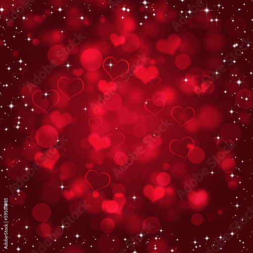 Abstract Red Holiday Background