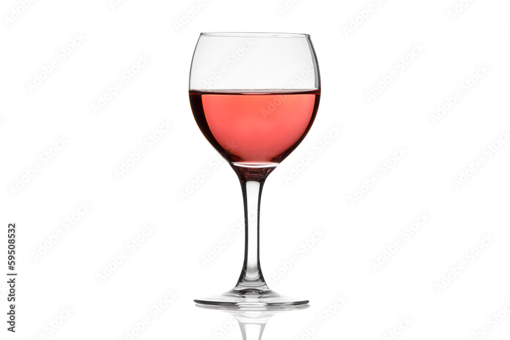 glass of red wine isolated on white background glass of red wine isolated on white background