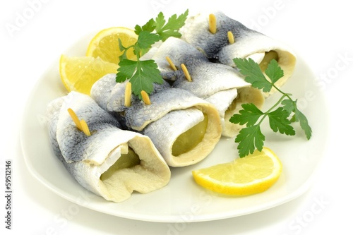 patches of pickled herring