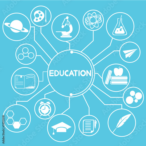 education network, info graphics