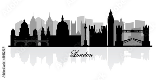 Photography vector london skyline silhouette