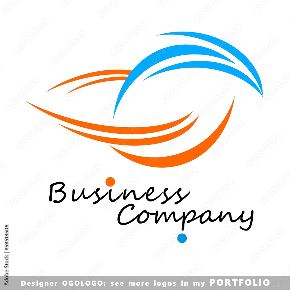 abstract business logo emblem vector abstract business logo emblem vector