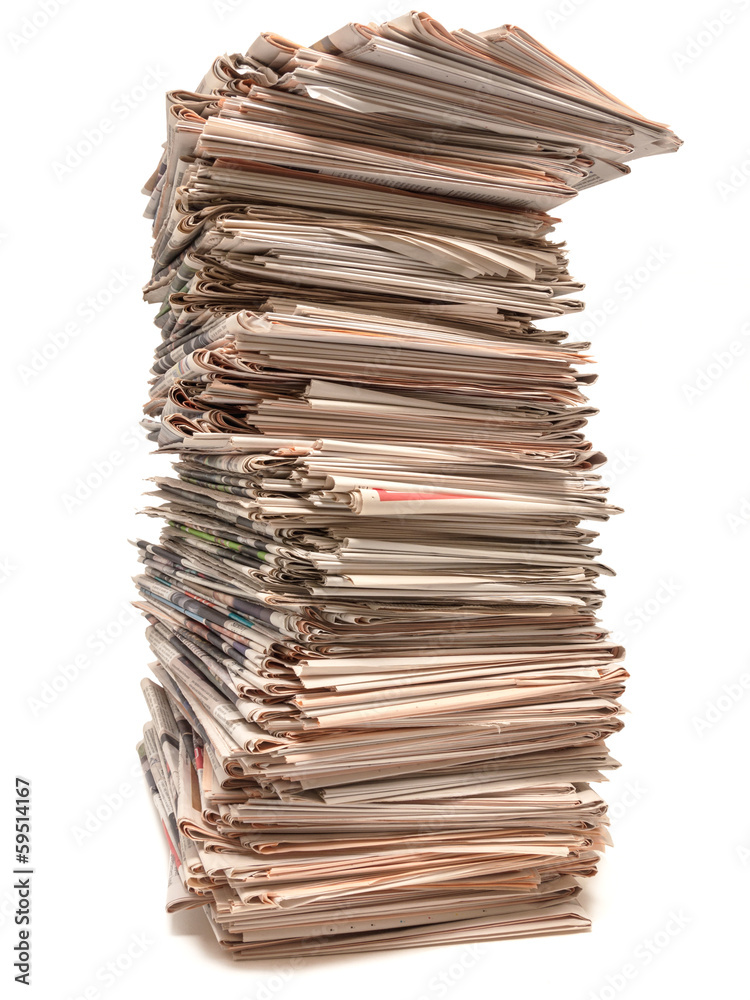 Zeitungsstapel Zeitungsstapel