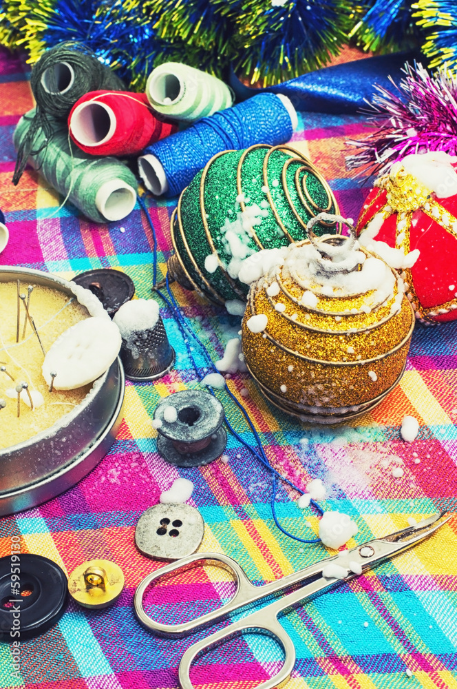 Fototapeta premium Christmas decorations holiday