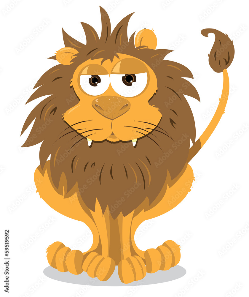 Fototapeta premium Cute Lion