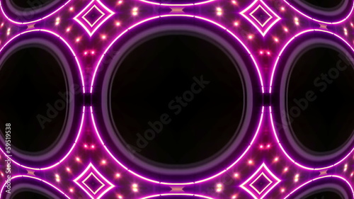 Abstract Fashion Disco Kaleidoscope loop