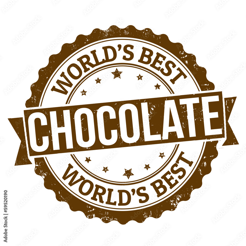 Fototapeta premium Chocolate stamp