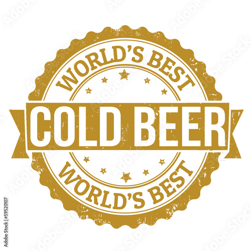 Cold Beer stamp