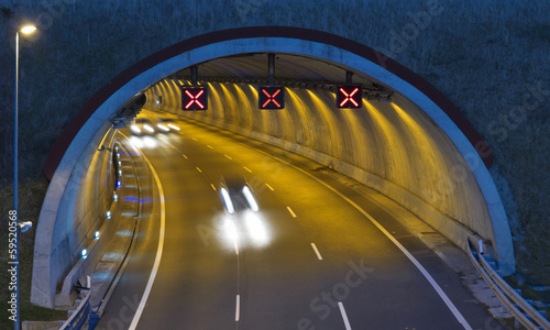 Motorway A1 - E5, in passing through Renteria. photo