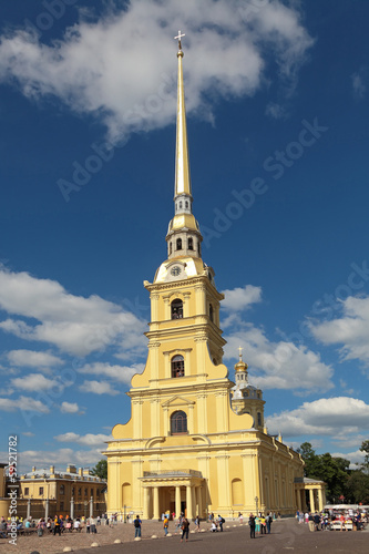 The Peter and Paul Cathedral  Saint Petersburg  Russia