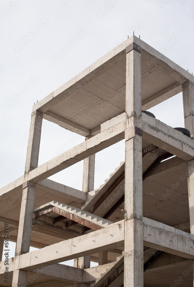 scaffolding, construction site