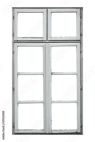 Window isolated on white