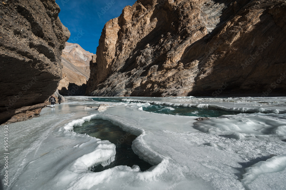 Frozen Zanskar River Frozen Zanskar River