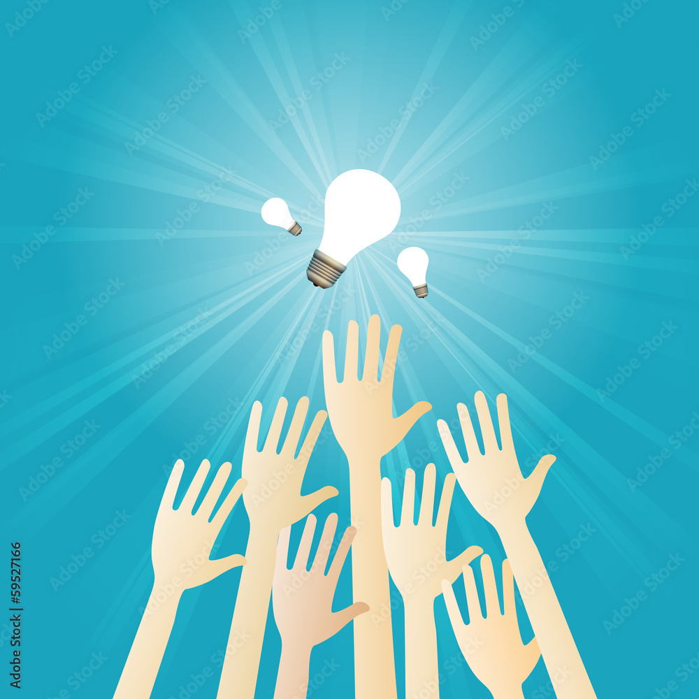 Fototapeta premium Competing for Ideas