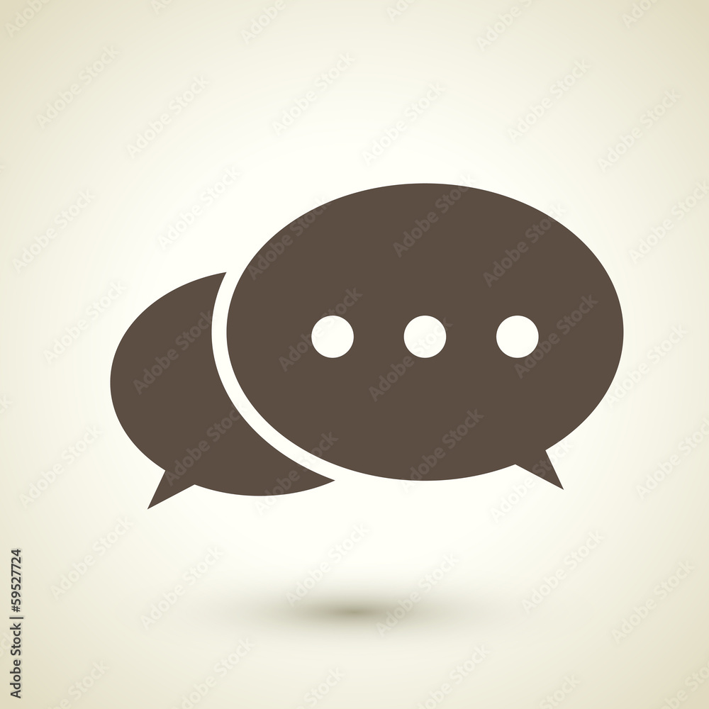 bubble speech icon bubble speech icon