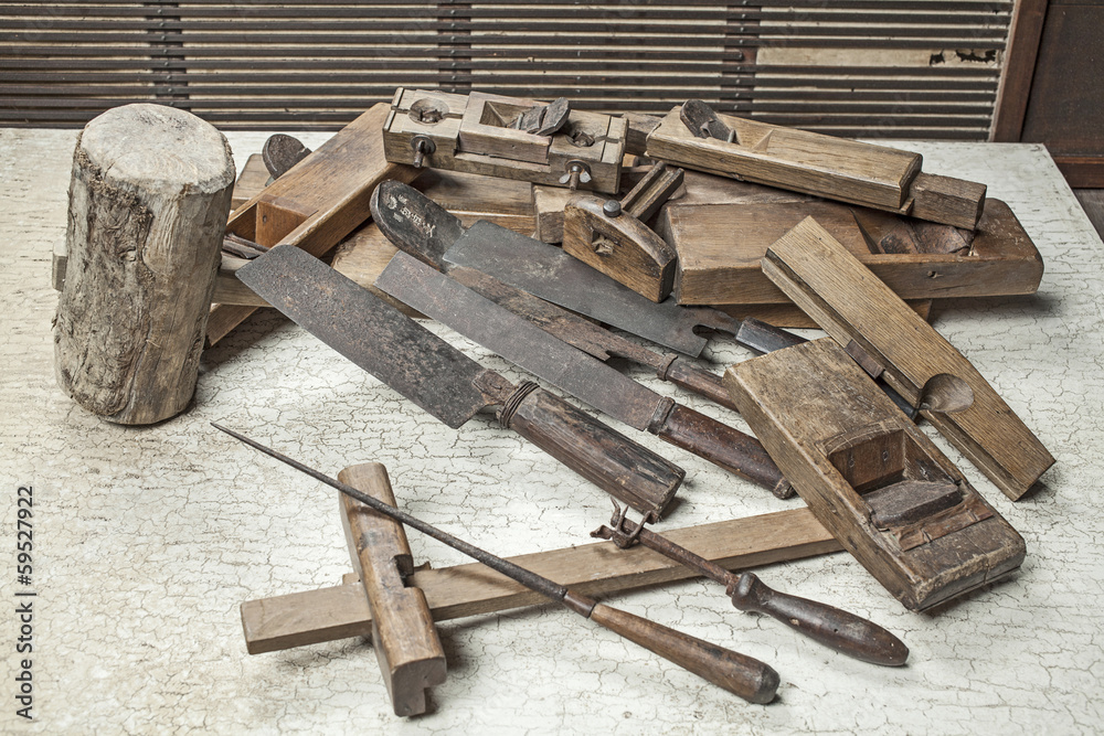 Antique carpenter tool (Still life) Antique carpenter tool (Still life)