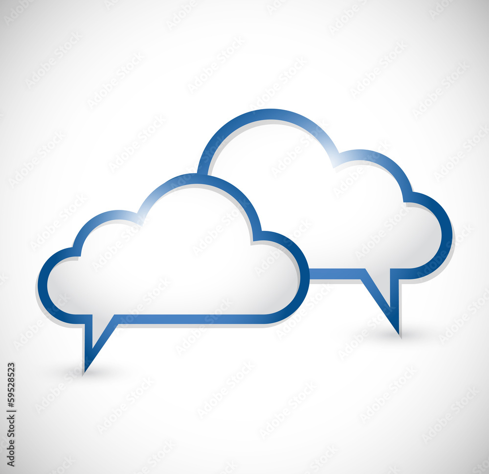 cloud computing communication illustration design cloud computing communication illustration design