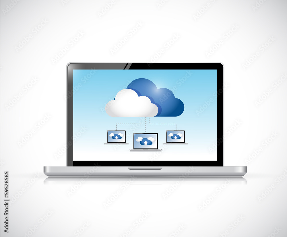 laptop and cloud computing computer network laptop and cloud computing computer network