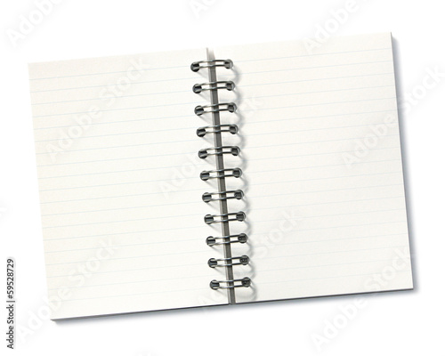 Carnet à spirale ligné