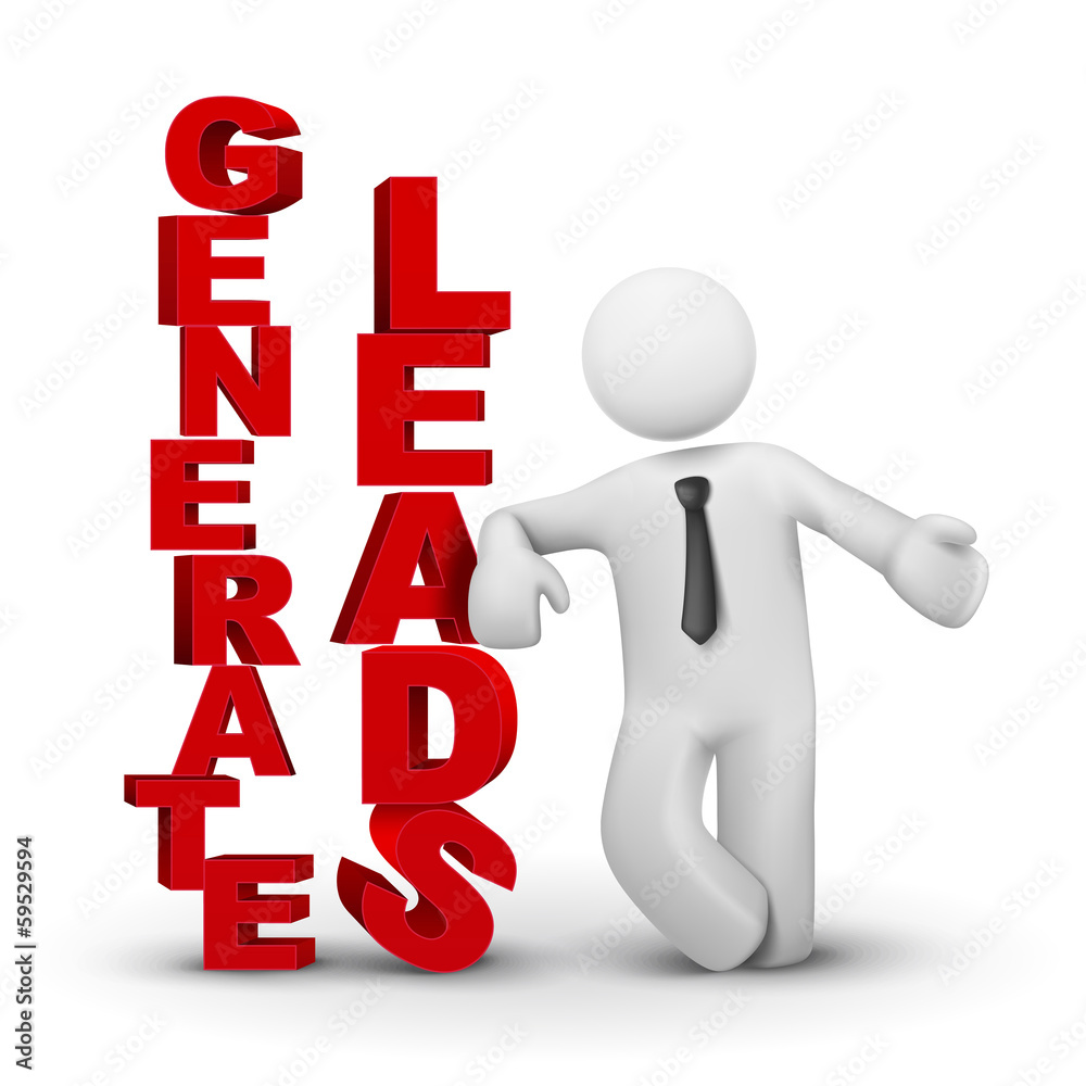 3d business man presenting concept of generate 3d business man presenting concept of generate