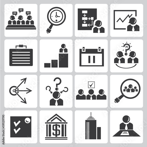 business management icons