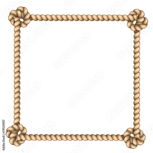 Rope frame