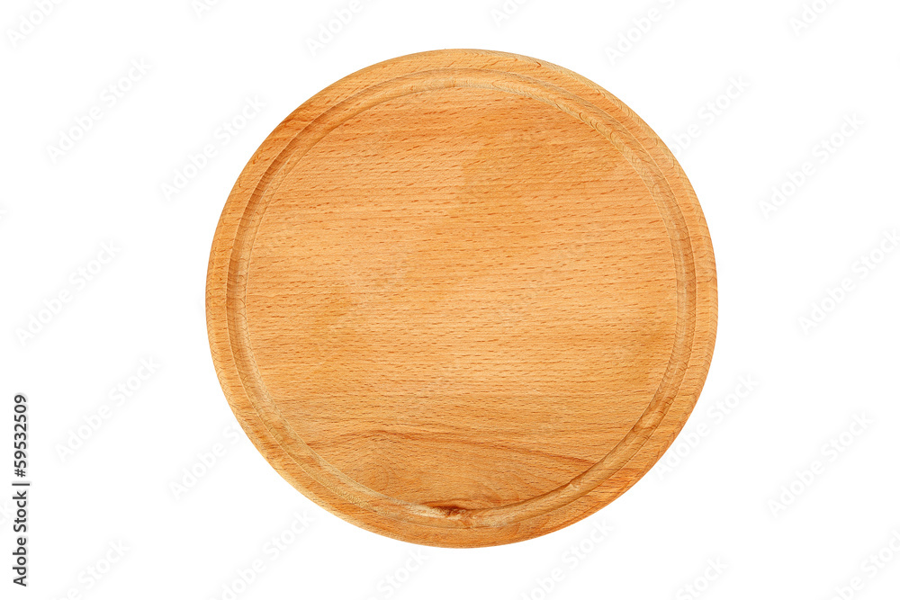 Wooden cutting board isolated on a white background. Wooden cutting board isolated on a white background.