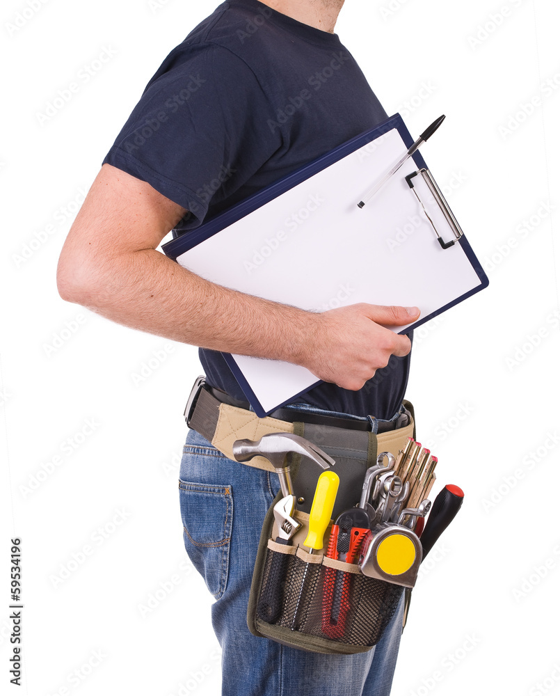 Blue collar worker. Blue collar worker.