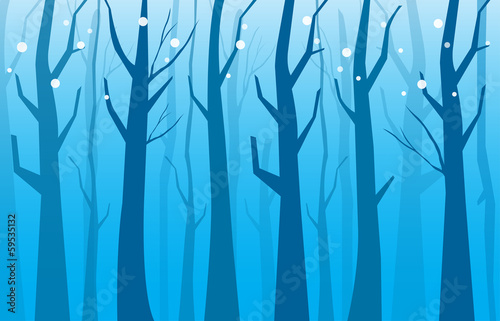 Background Winter Tree, wallpaper forest