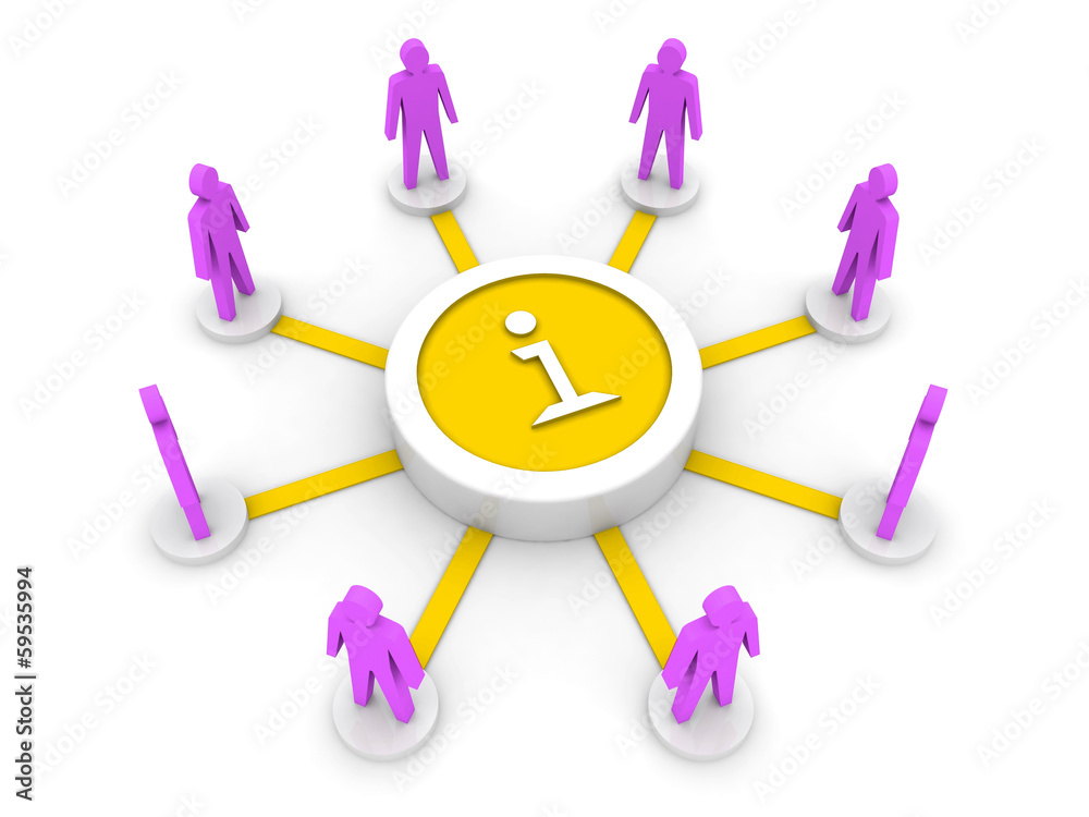 Source of information. Concept 3D illustration. Source of information. Concept 3D illustration.