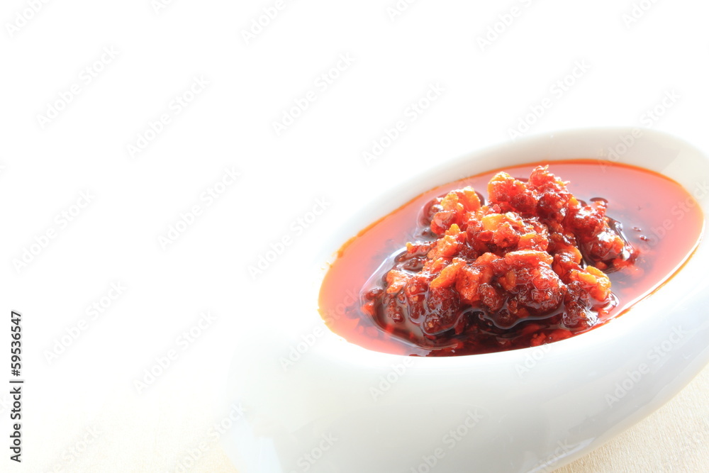 Japanese seasoning, rayu sauce
