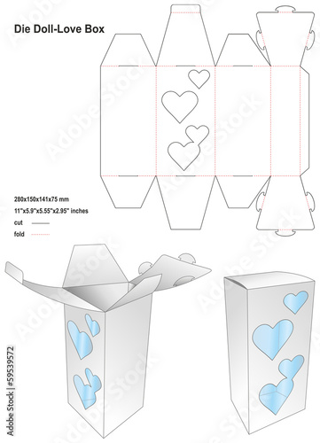 Die doll love box