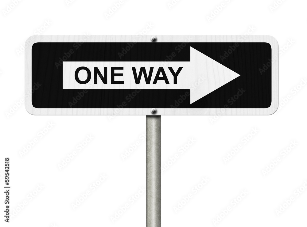 One Way Sign One Way Sign
