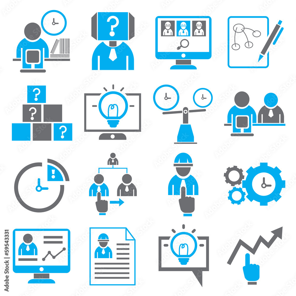 business icons, human resource management icons business icons, human resource management icons
