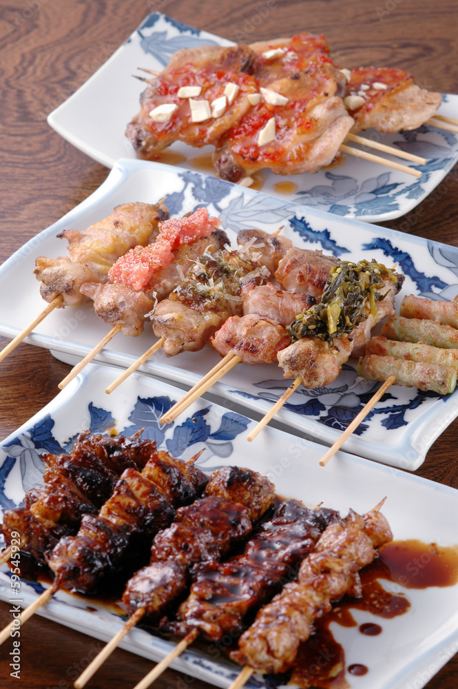 焼き鳥盛り合わせ