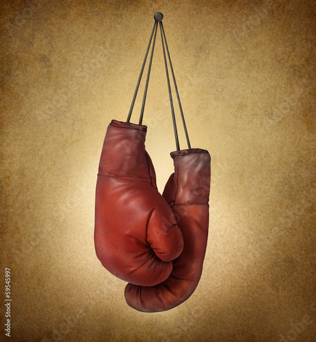 Boxing Gloves Grunge © freshidea