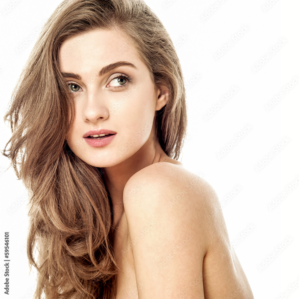 Fototapeta premium Seductive attractive girl looking away