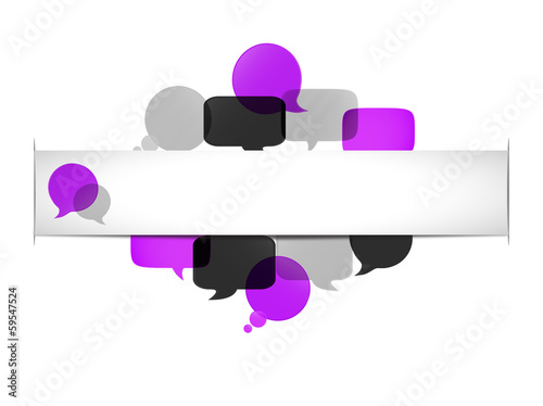 bannière titre infographie : violet