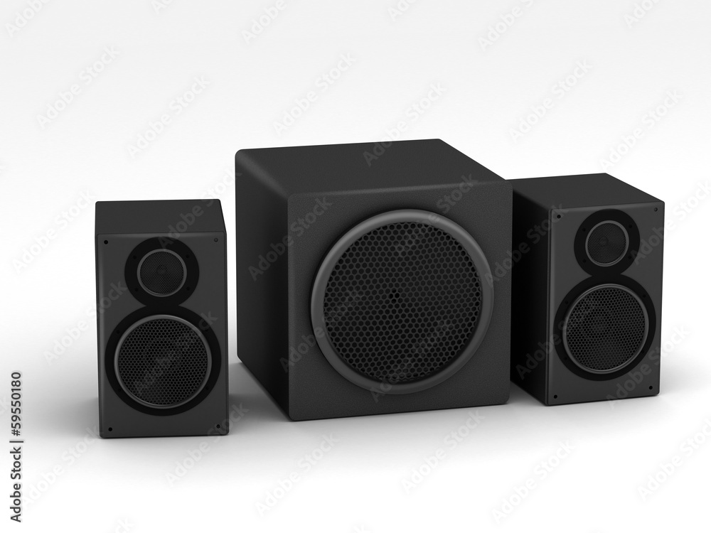 Obraz premium Speakers set